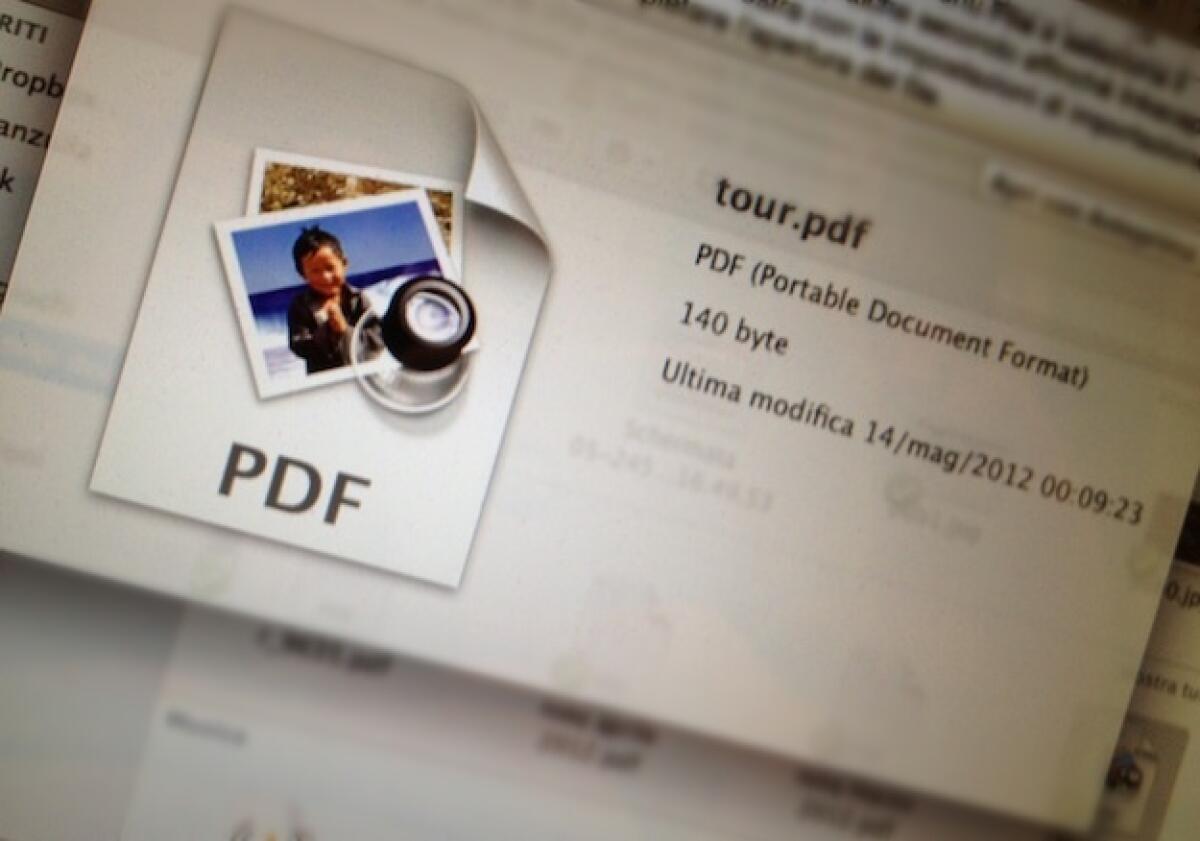 Effettuare il salvataggio di documenti PDF - 