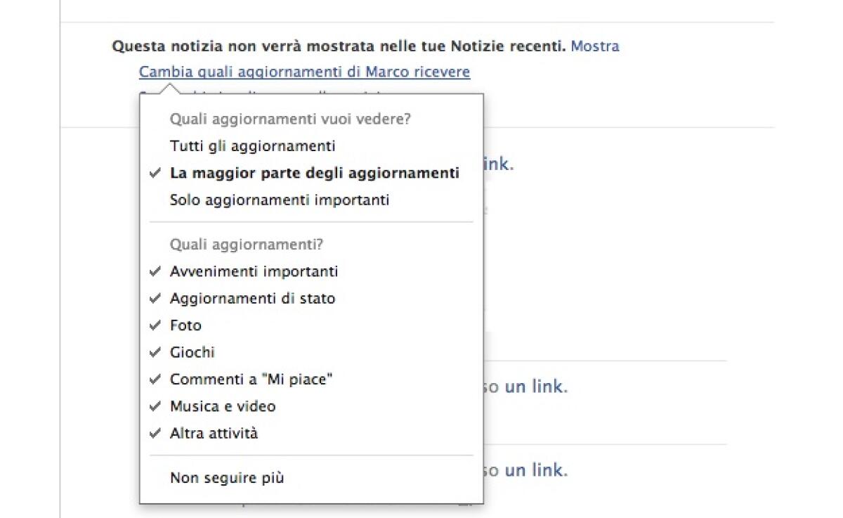 Come oscurare amici su Facebook - 
