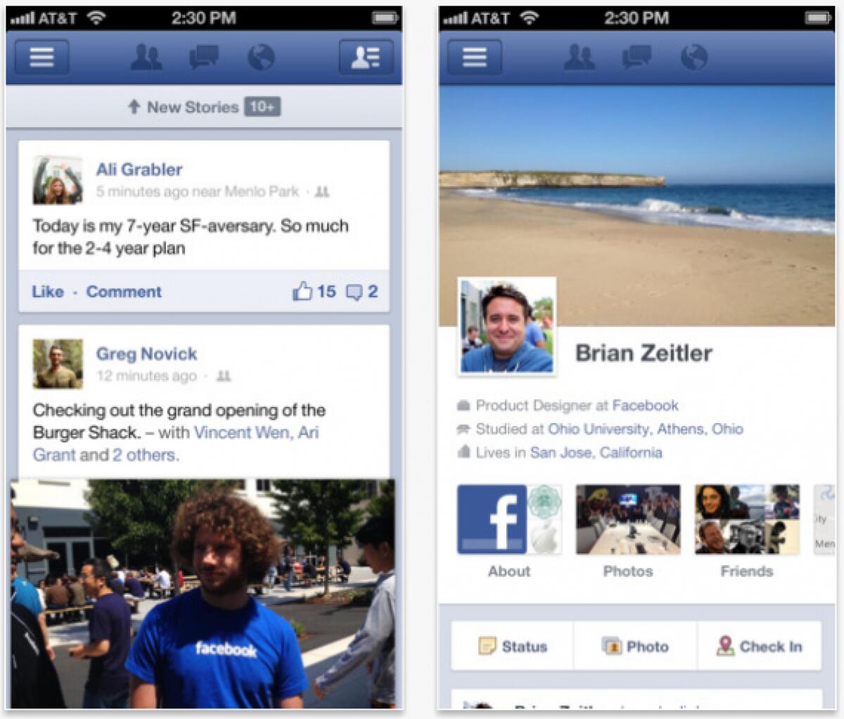 Facebook per iPhone: aggiornamento n 5.4.1 - 