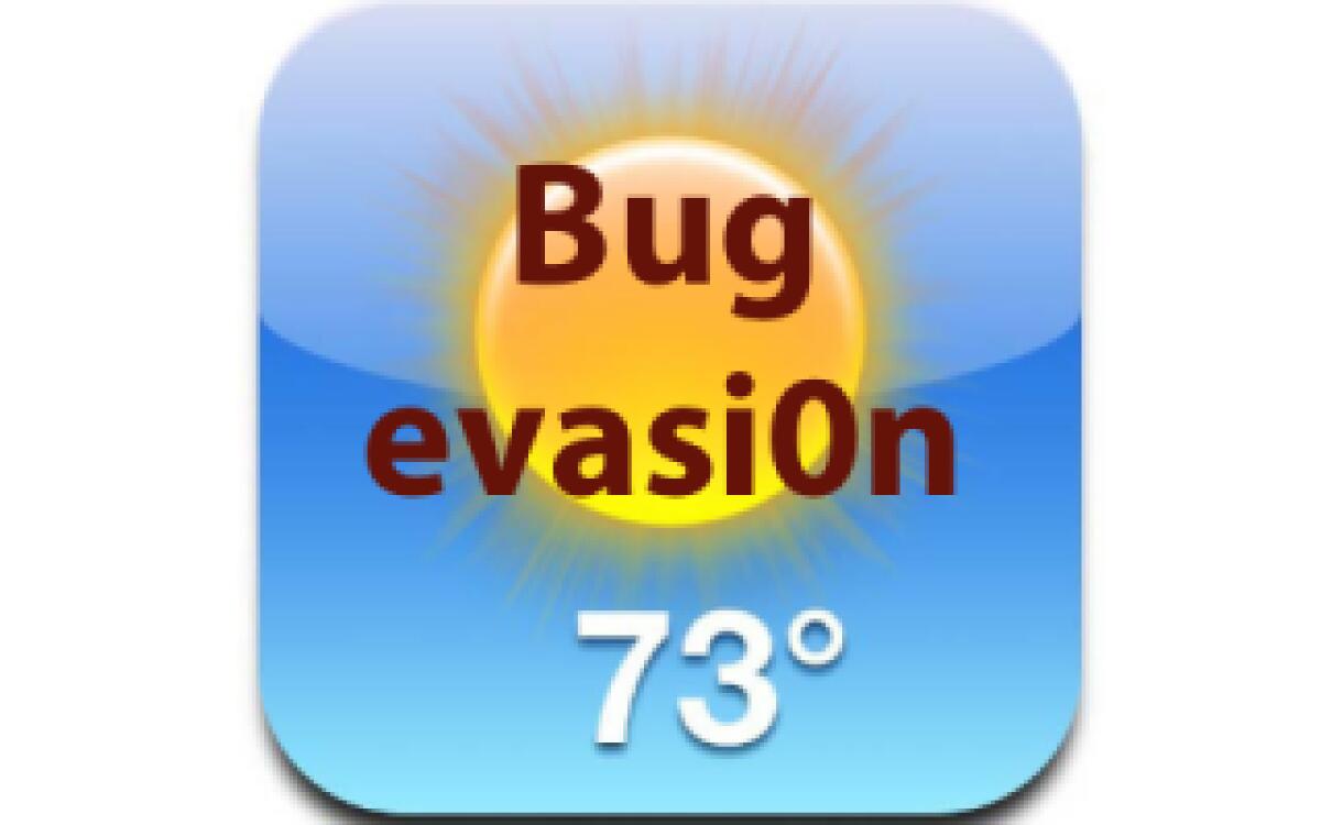 Bug applicazione meteo con Evasi0n - 