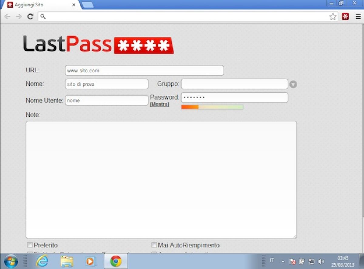 Come custodire password? - 