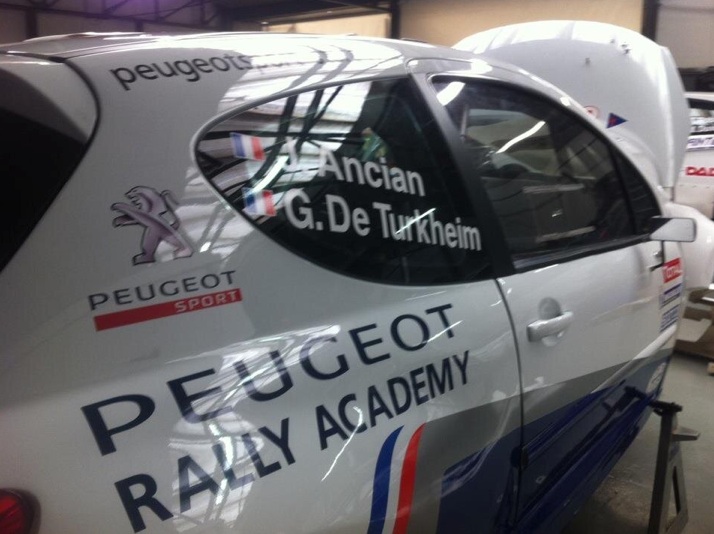 La Peugeot 207 S2000 di Ancian e Turckheim