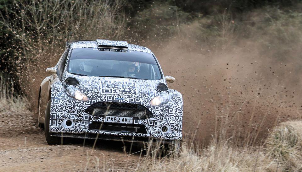 Ford Fiesta R5 al Malcolm Wilson Rally 2013