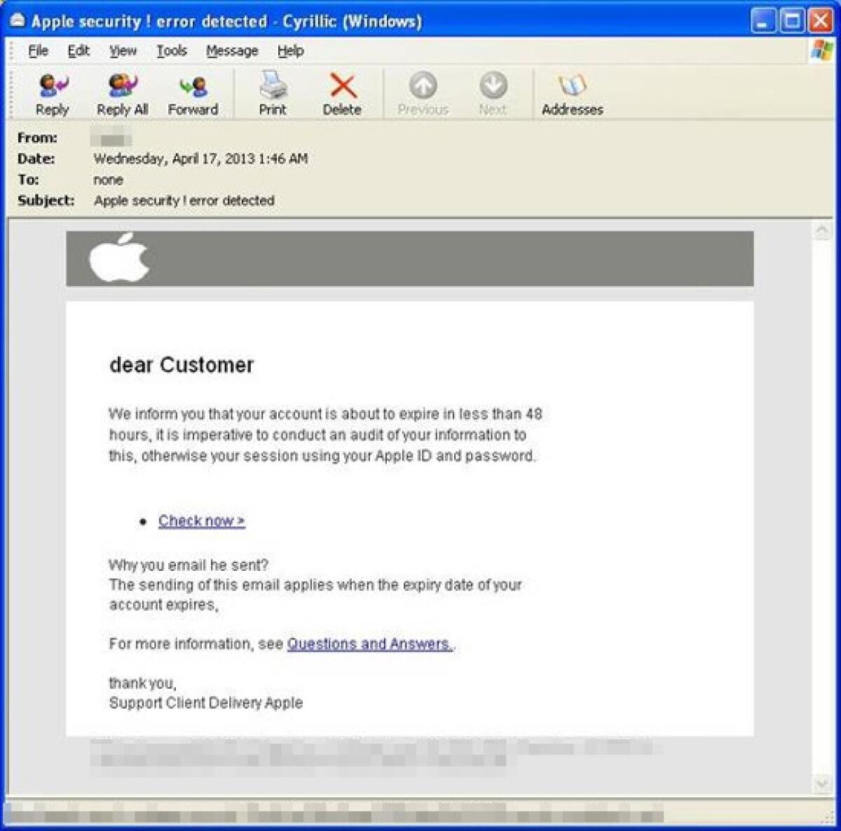 Account Apple rubati: Attenzione - 