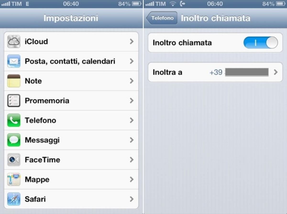Come effettuare la deviazione delle chiamate su iPhone - 