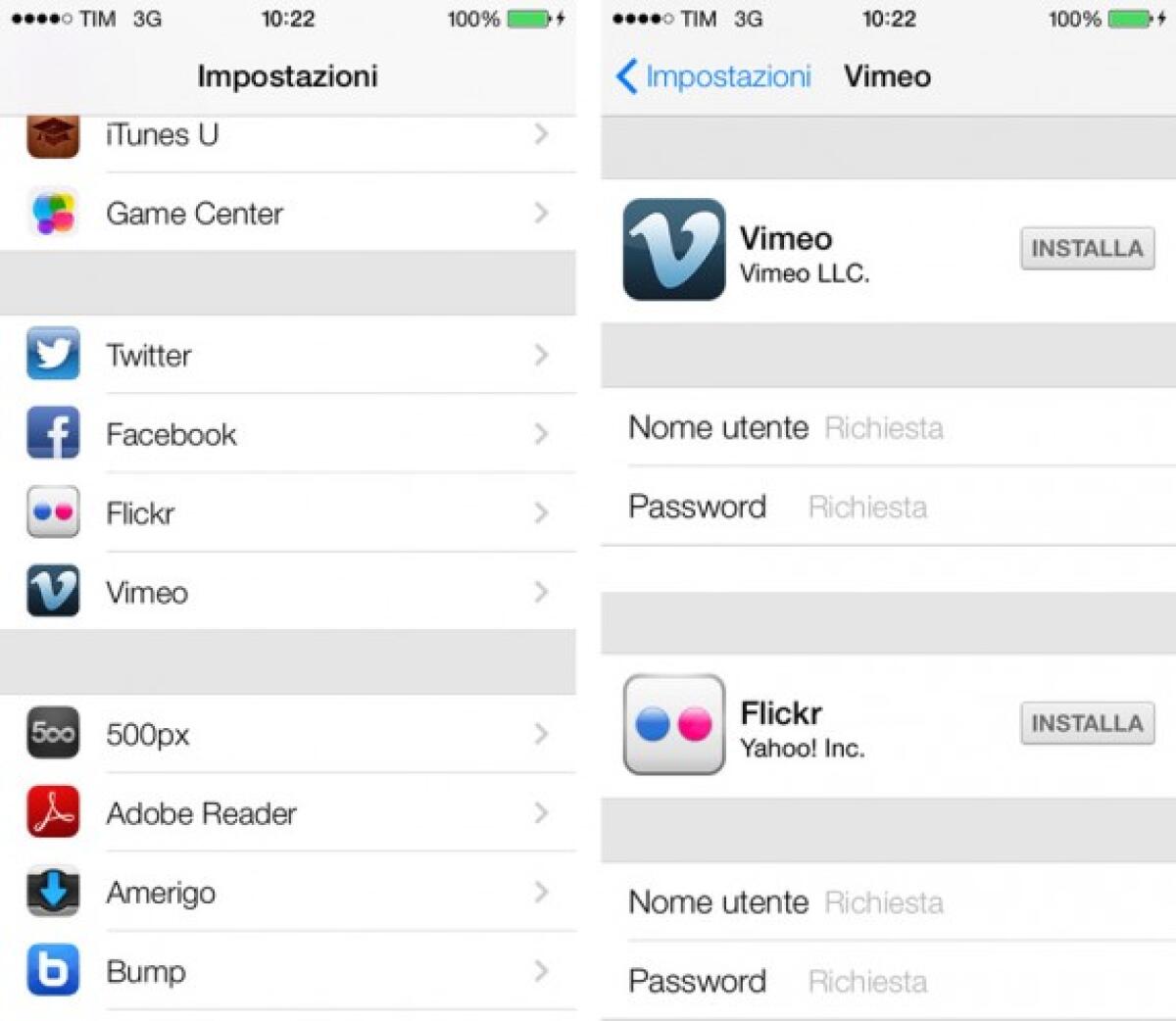 iOs 7 e le nuove integrazioni - 