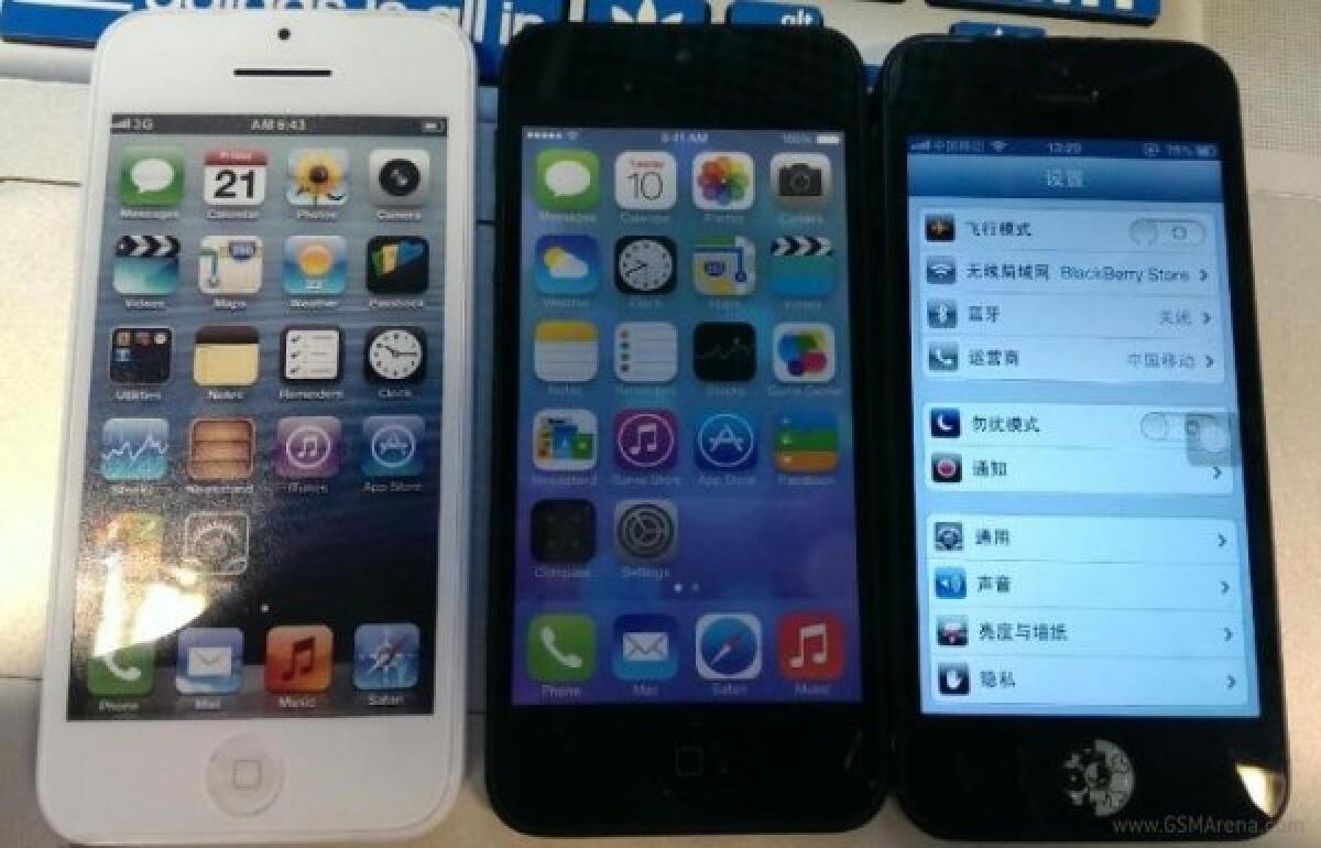 iPhone 5S e iPhone 5C si mostrano in nuove immagini - 