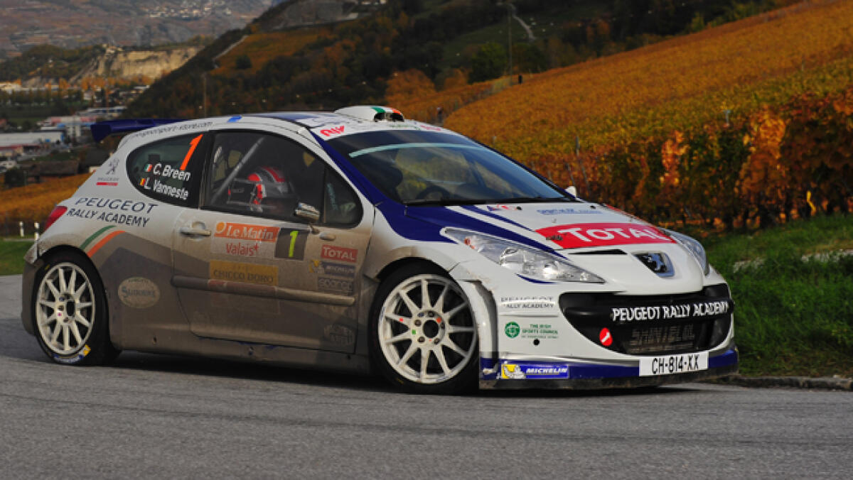 Rally du Valais, PS15: Breen guadagna l' ultimo gradino del podio, Ritiro per Gryazin - 