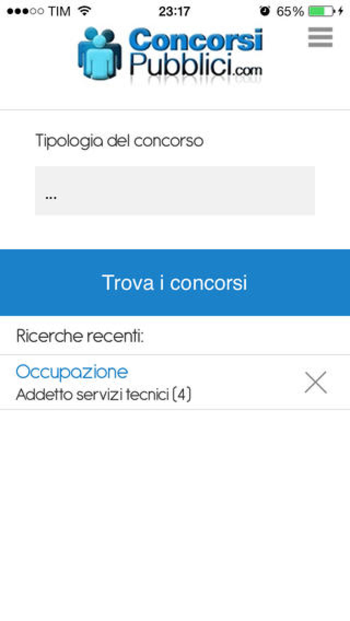 ConcorsiPubblici.com: recensione app iPhone per trovare lavoro - 