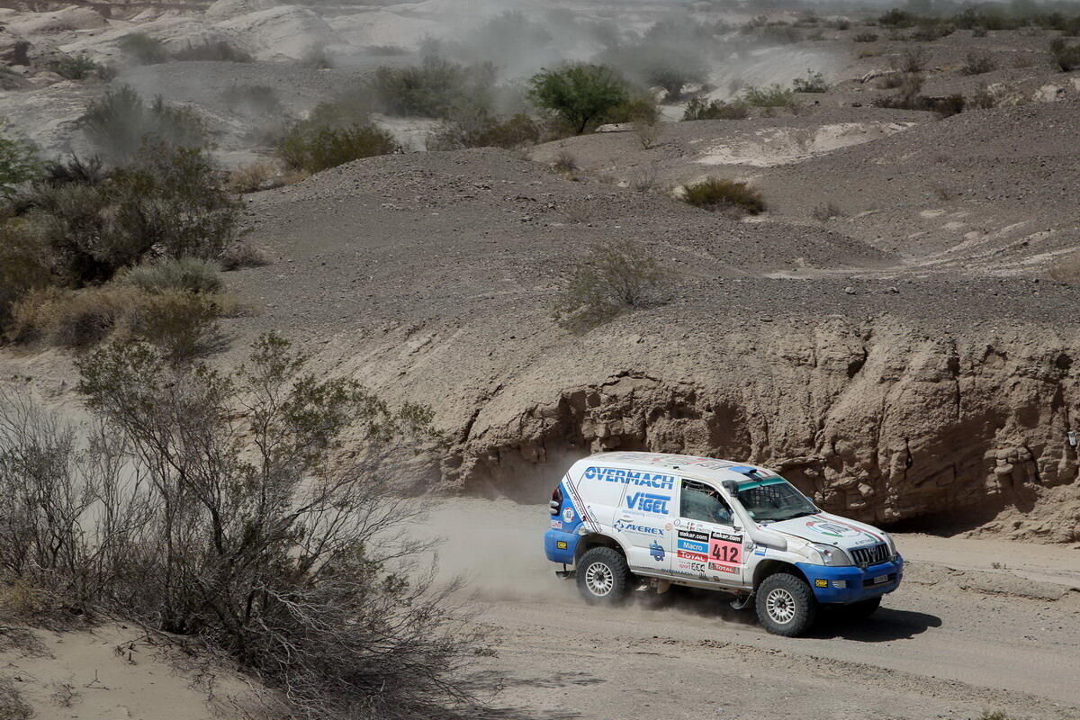 4ª tappa della Dakar stregata per la Cinotto family - 