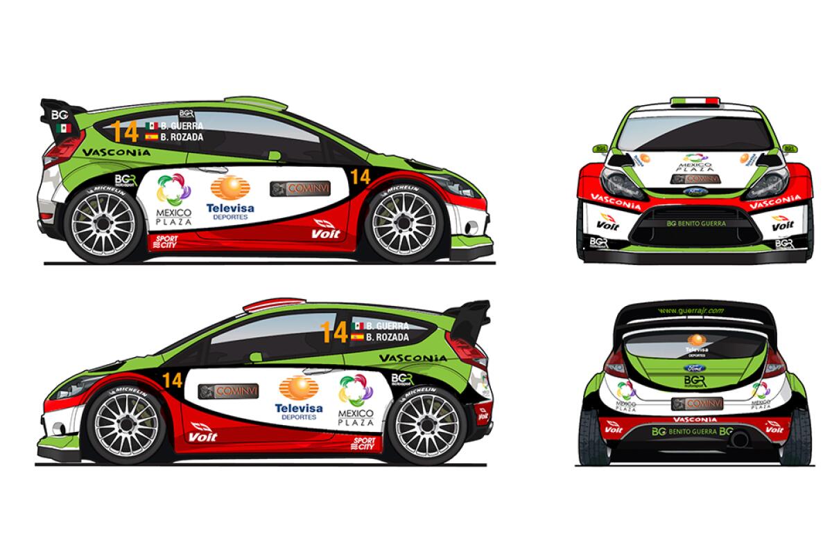 WRC: Benito Guerra al via in Messico su Ford Fiesta WRC - 