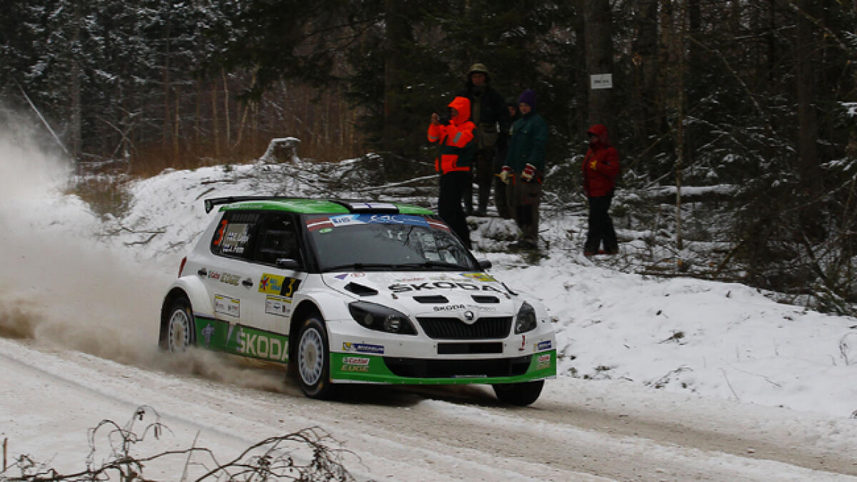 Lettonia, Dopo PS11: Lappi in fuga verso la vittoria, Problema al cambio per Gryazin - 