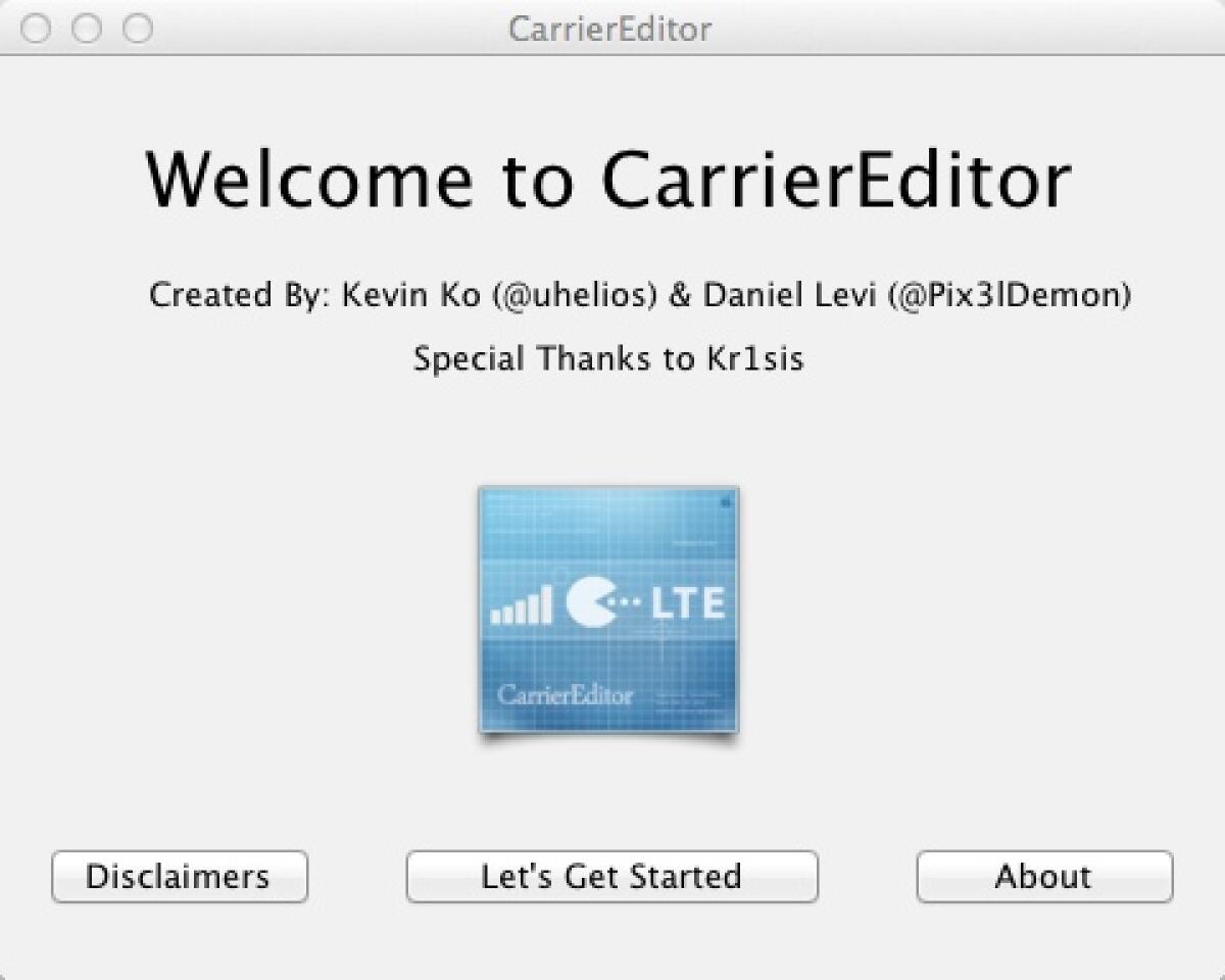 CarrierEditor: come cambiare logo operatore iPhone senza Jailbreak - 