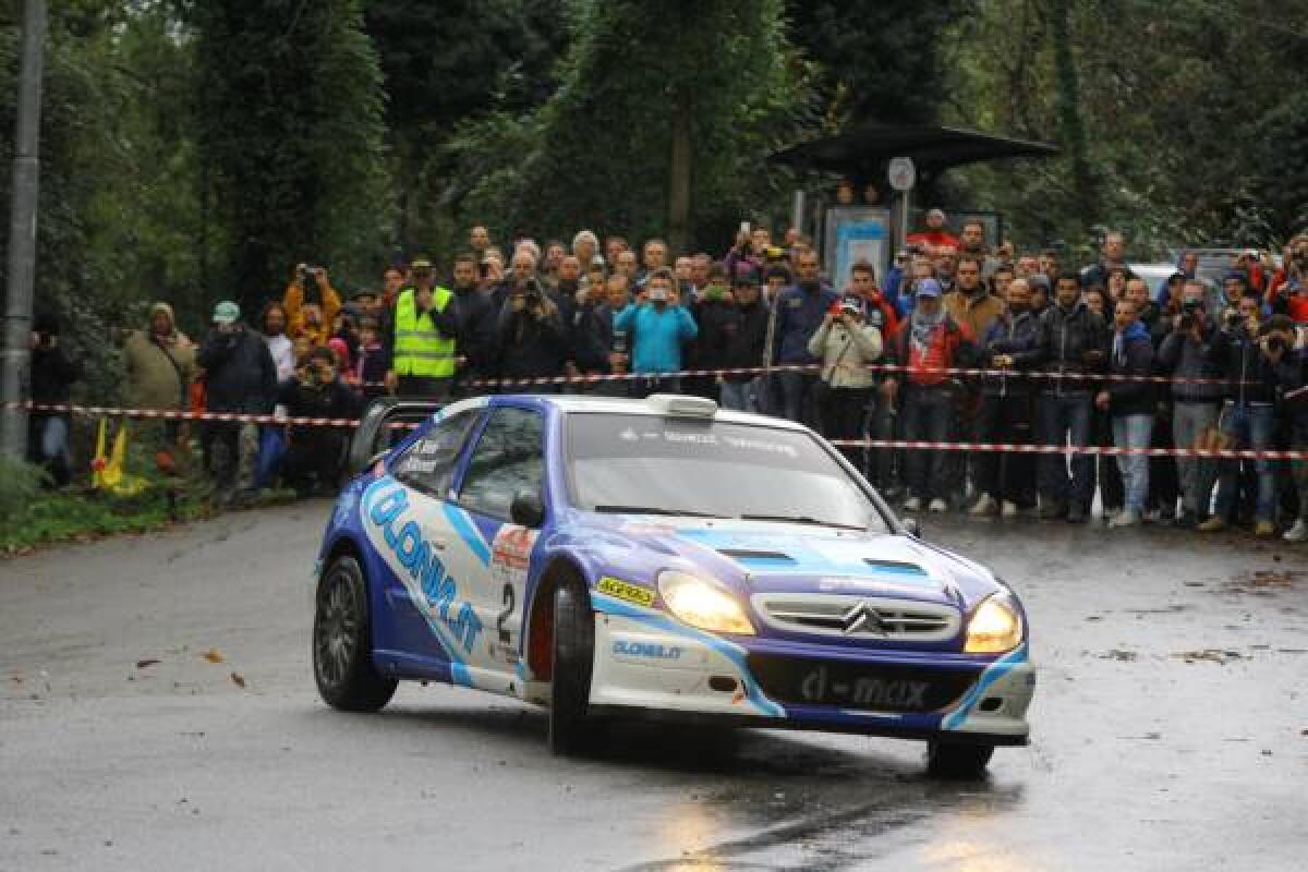 Simone Miele al via del CI-WRC con una Citroen Xsara WRC by D-Max Racing - 