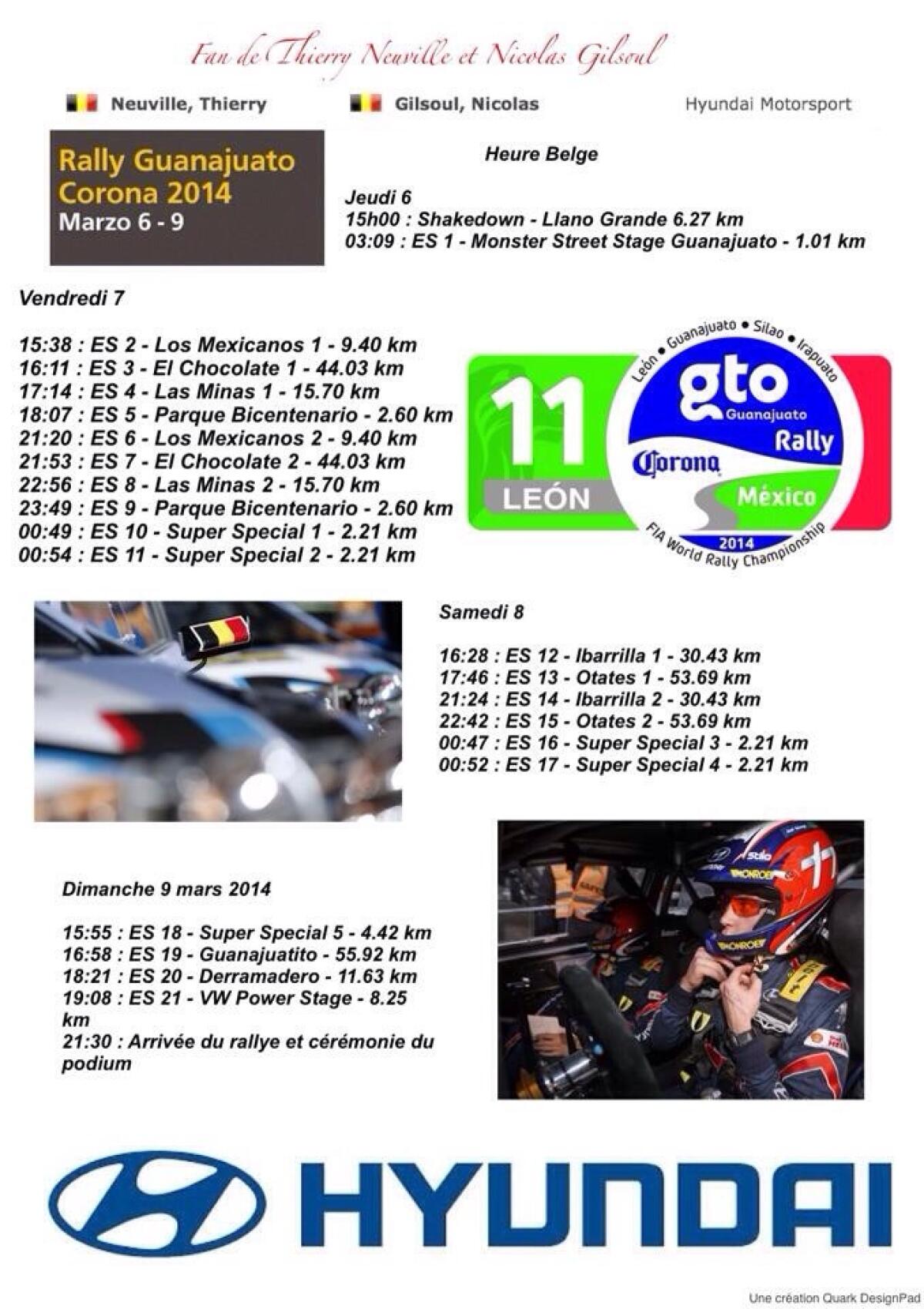 Rally del Mexico orari Europei - 
