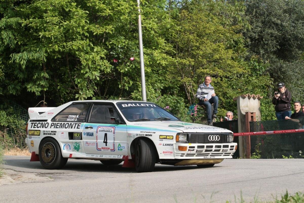 CIR Storico, Rally Campagnolo: Vittoria al fotofinish per l' Audi di Negri, Secondo posto amaro per "Lucky" - 