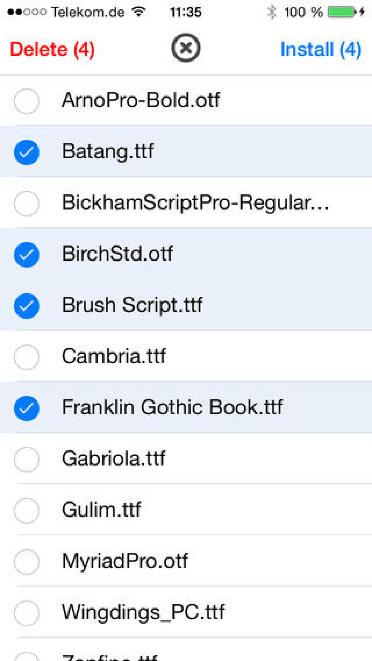 iOS 7: come installare font personalizzati senza Jailbreak - 