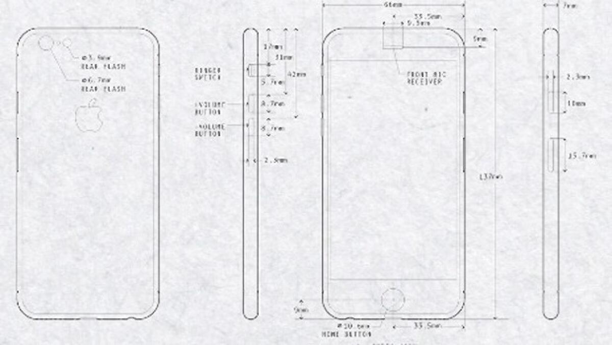 iPhone 6: immagini dei progetti dei modelli da 4.7 e 5.7 pollici - 