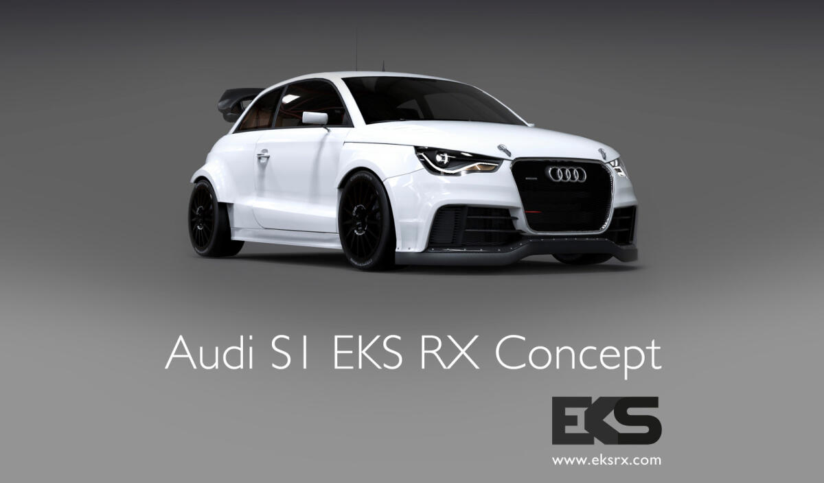 Pontus al volante di un'audi nel RallyCross RX 2014 - 