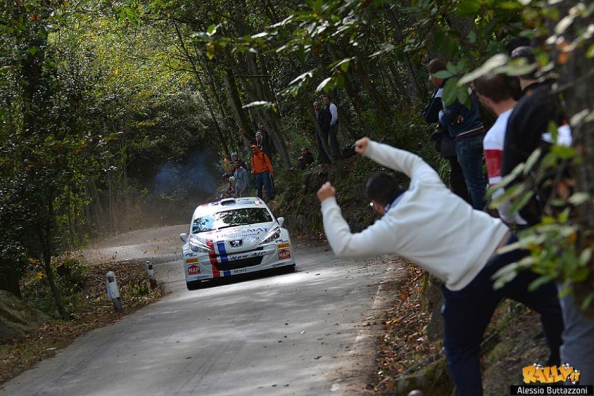 56° Rally Sanremo, Bouffier tra Andreucci e Basso - 