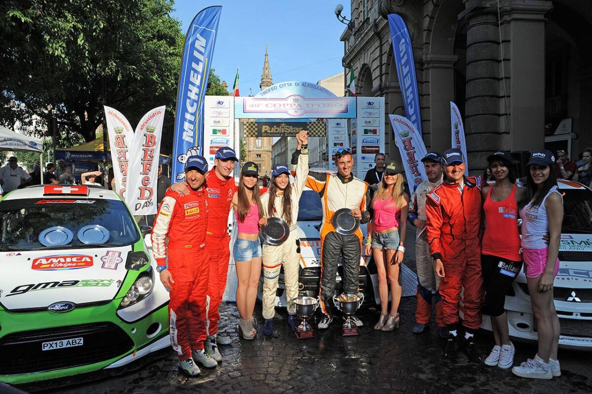 La Coppa d' Oro viene consegnata a Strata - Garbero, Seconda la Fiesta RRC di Della Casa e Pozzi - 