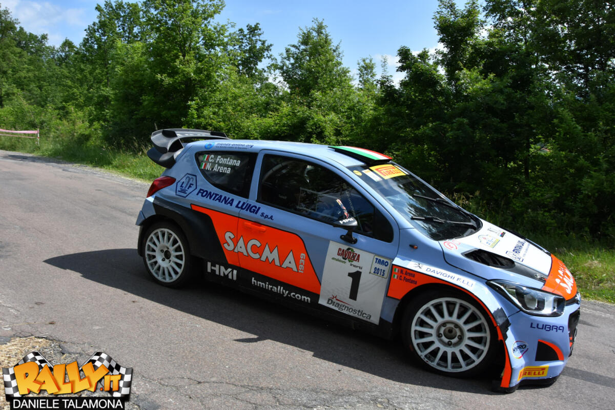 22° Rally internazionale del Taro - Grande vittoria per Corrado Fontana. - 