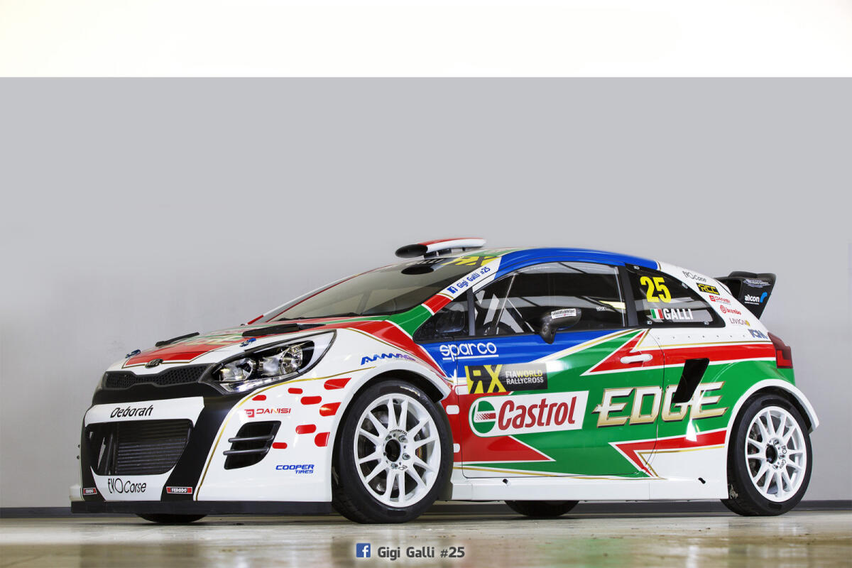 Gigi Galli e la Kia Rio al debutto nel Mondiale RallyCross - 