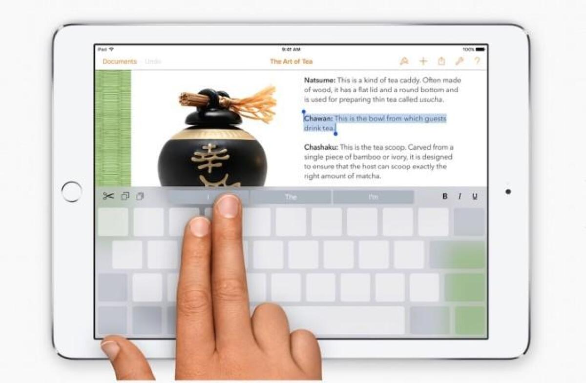 iPhone 6S: come attivare il trackpad della tastiera virtuale - 