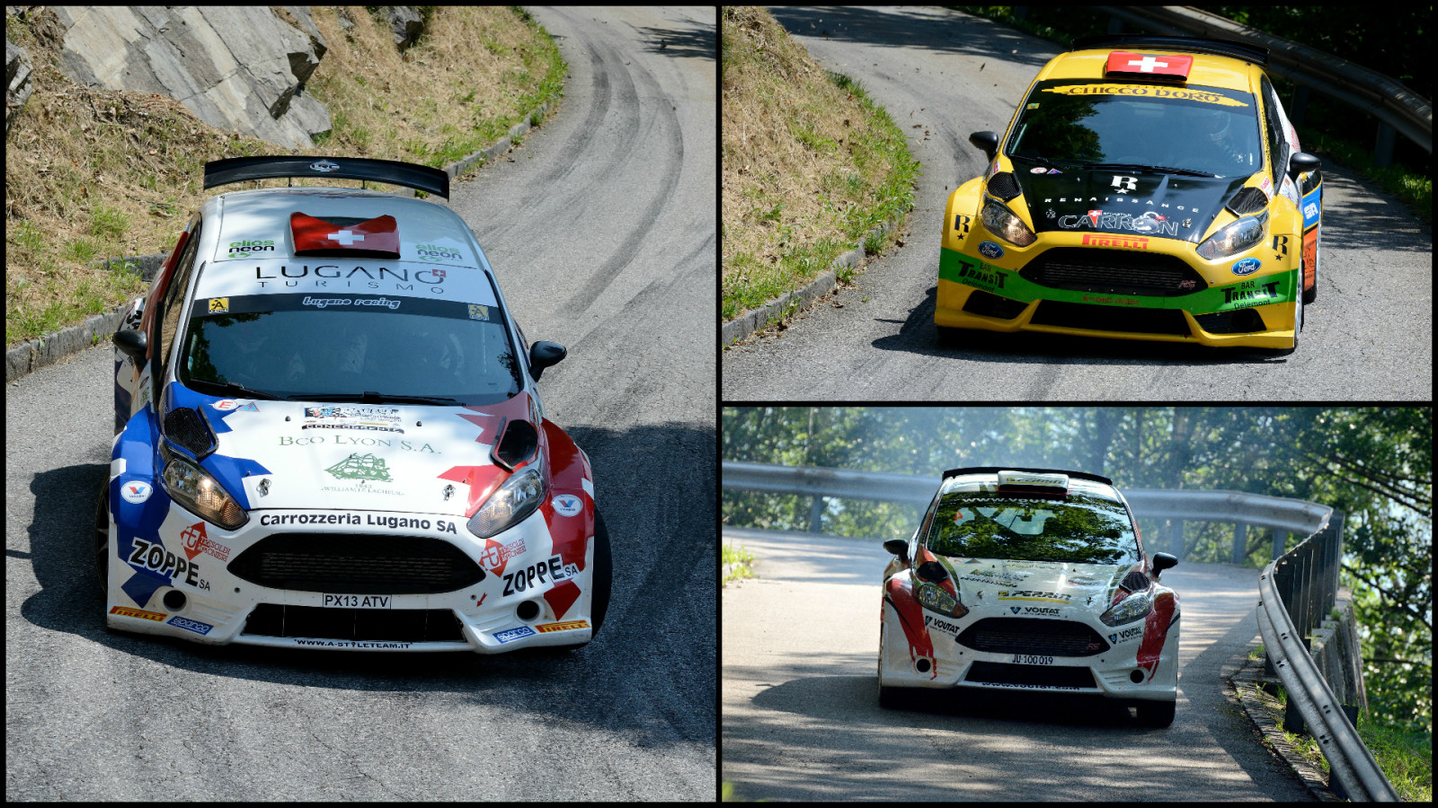Ballinari-Carron-Perroud, in azione nel 2015 in Ticino
