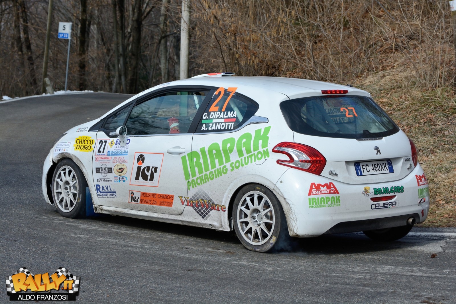 Giuseppe Dipalma in azione sulla Settetermini