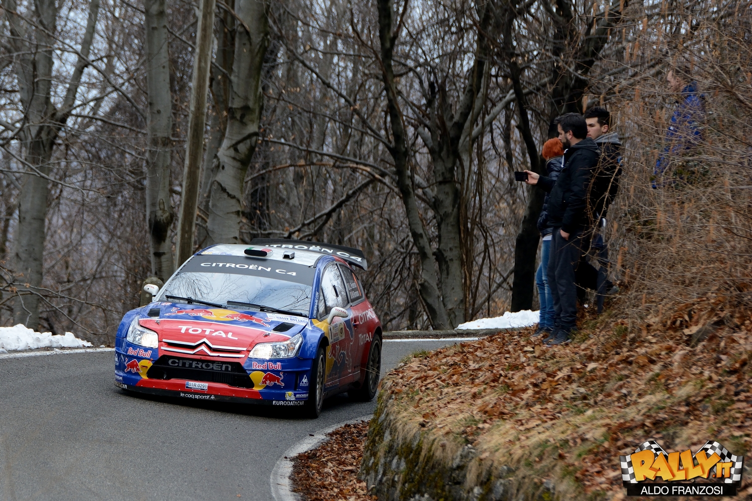 Luca Pedersoli in azione durante il Rally dei Laghi 2016