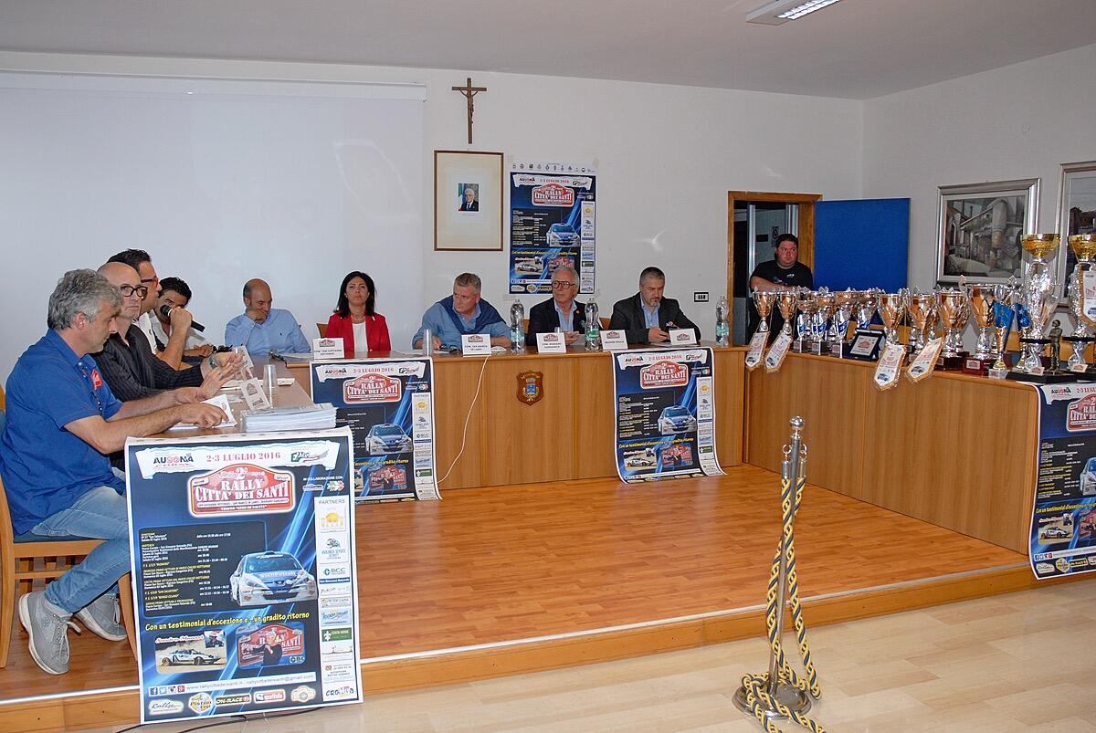 Presentata la seconda edizione del Rally Città dei Santi – 34 gli equipaggi iscritti  - 