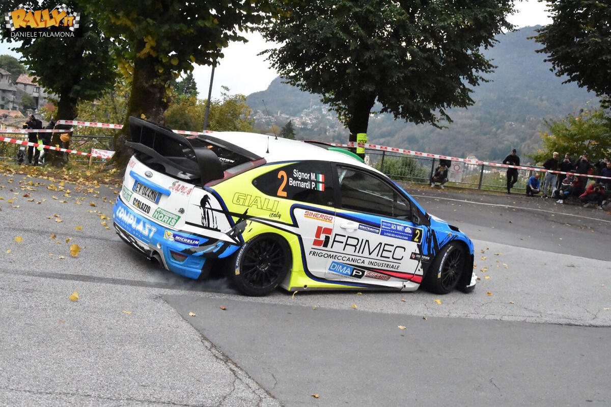 Signor e Bernardi vincono il Rally Trofeo ACI Como e conquistano il titolo di campioni italiani WRC - 