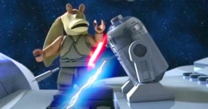 Le scene con Jar Jar sono tra le più esilaranti. fonte: movieweb.com