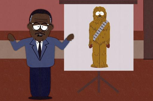 Lo schema della famosa difesa Chewbacca in South Parkfonte: Decider