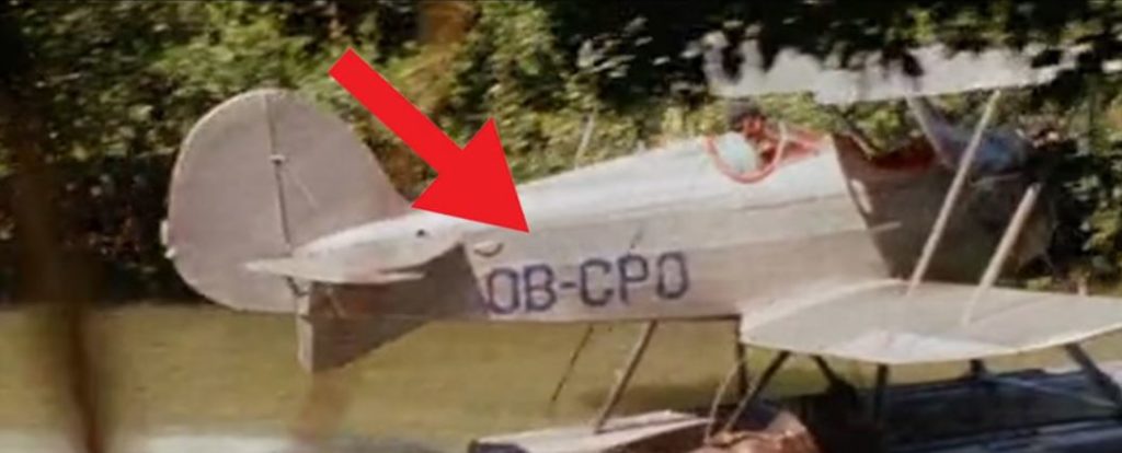 Il nome dell'aereo è un chiaro riferimento a Star Wars