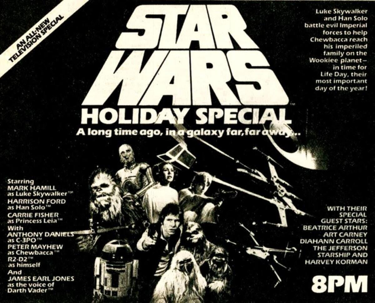 The Star Wars Holiday Special - Una Recensione Mutilata - Maniefesto promozionale dello Show