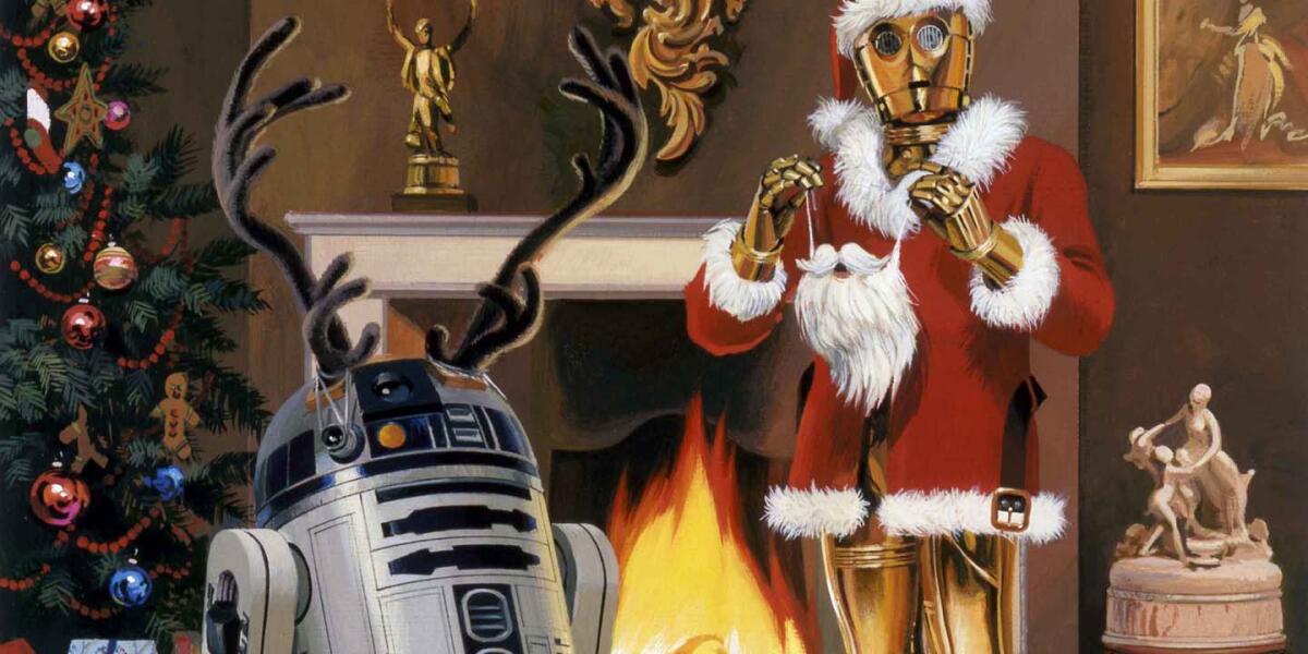 I 5 motivi per cui Star Wars è meglio del Natale - R2-D2 e C3PO in versione natalizia