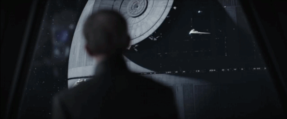 La nuca di Tarkin in uno degli ultimi trailer di Rogue One