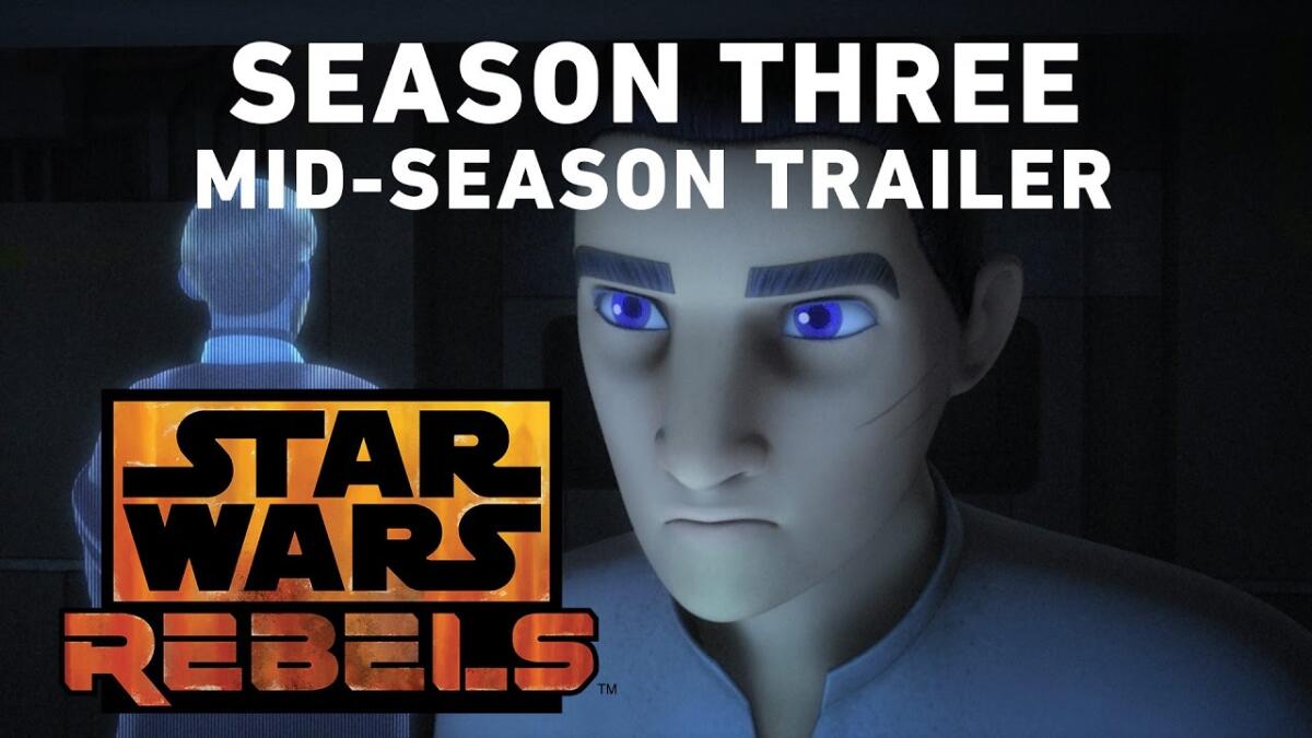 "Star Wars Rebels" stagione 3: ecco il trailer mid-season - Finalmente il trailer del mid-season di Star Wars Rebels. 
Fonte: Youtube