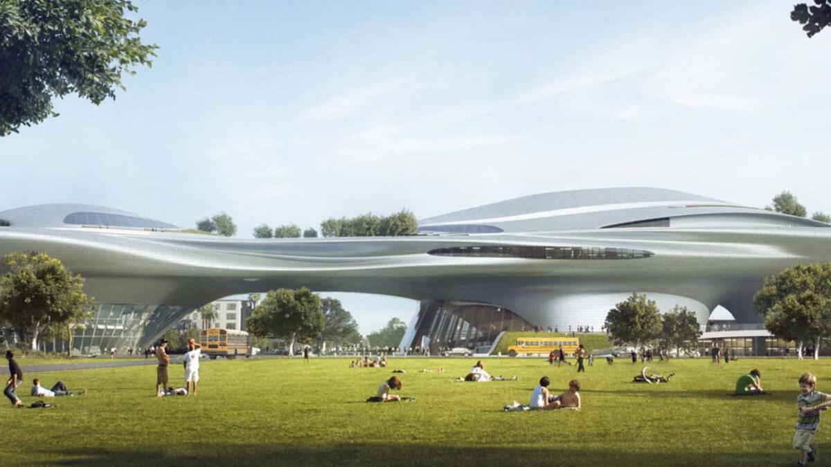 Il Museo di Star Wars (e non solo) a Los Angeles - Rendering del Museo. Fonte: lucasmuseum.org