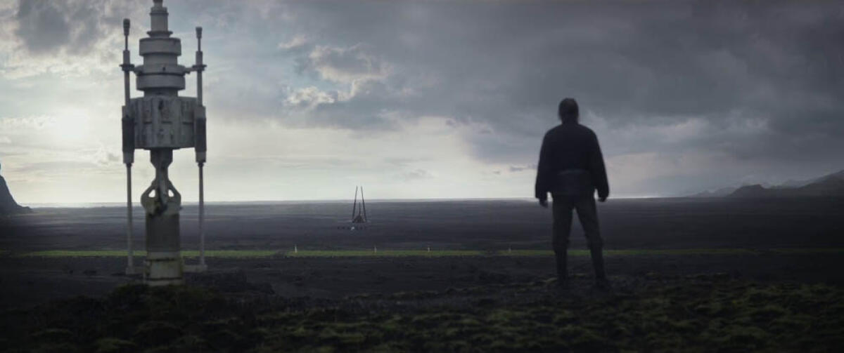 I luoghi del Set di Rogue One - Il desolato pianeta Lam'hu nella location islandese. Da: Wookiepedia