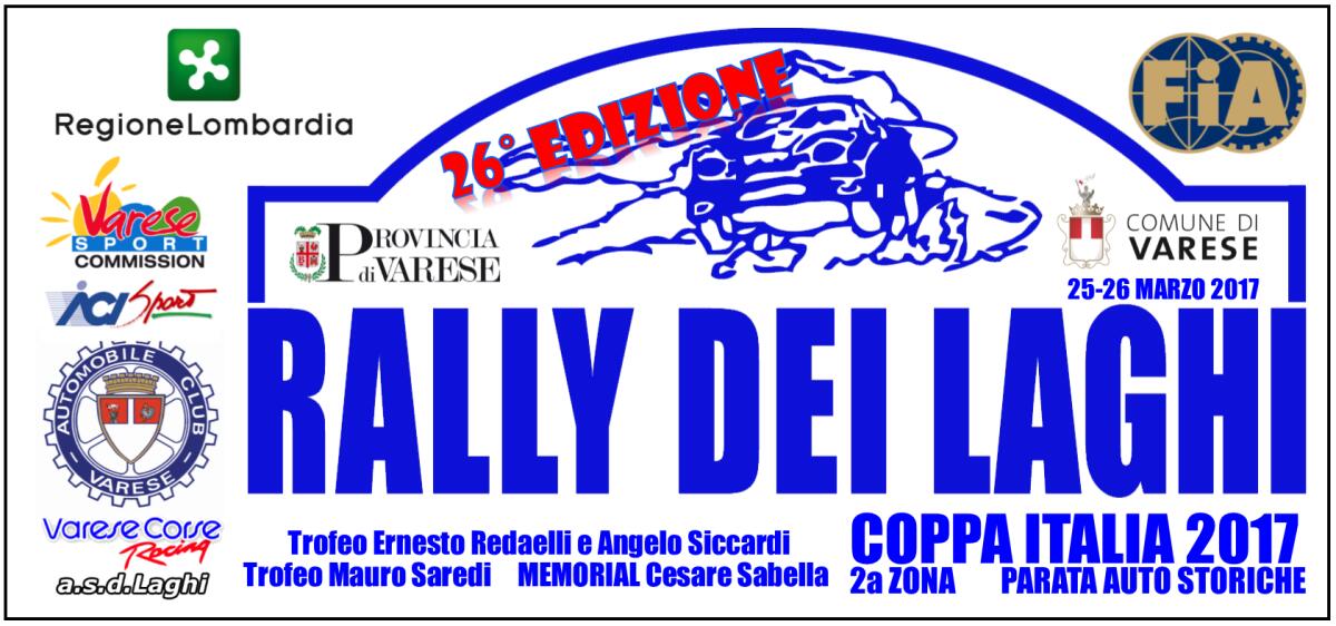 IL RALLY DEI LAGHI  APRE LA COPPA ITALIA RALLY 2017 E SI RINNOVA - 