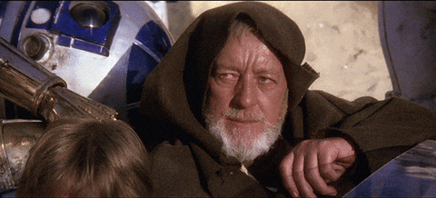 Obi-Wan Kenobi applica il controllo mentale accompagnandolo con un gesto della mano