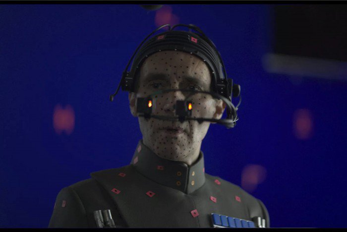 L'attore Guy Henry in performance capture