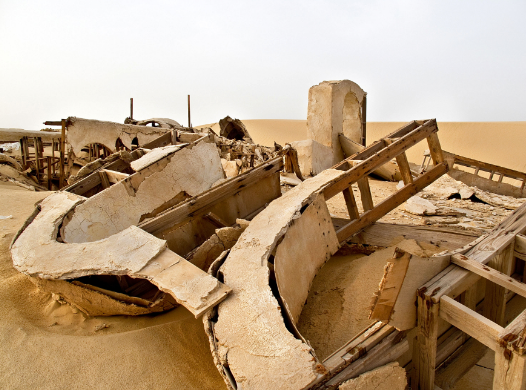 Edifici scenici distrutti e abbandonati.Fonte: realclearlife