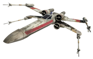 Render dell'X-Wing usato per Episodio IV