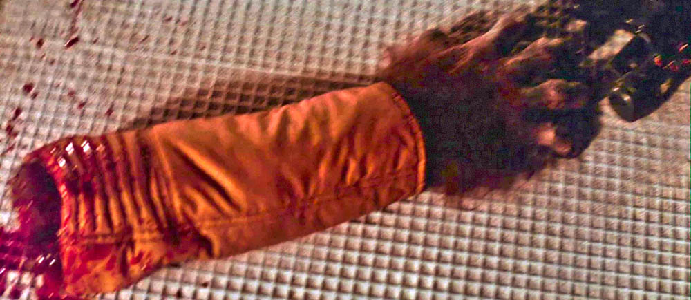 L'arto mozzato di Ponda Baba, dopo il colpo di Spada Laser di Obi Wan