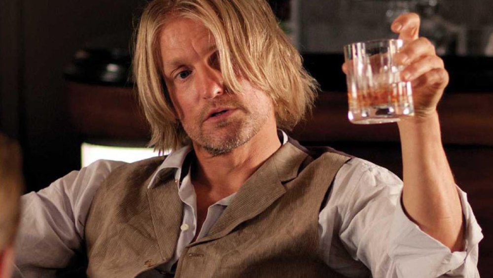 Woody Harrelson in Hunger Games. Dove interpreta Haymitch Abernathy, un mentore scapestrato