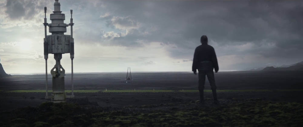 Il desolato pianeta Lam'hu nella location islandese. Da: Wookiepedia